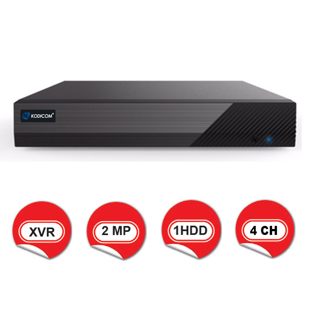 Kodicom KD-2104TS-C / 1080p 4 Kanal XVR 5 IN 1 Hibrit Kayıt Cihazı