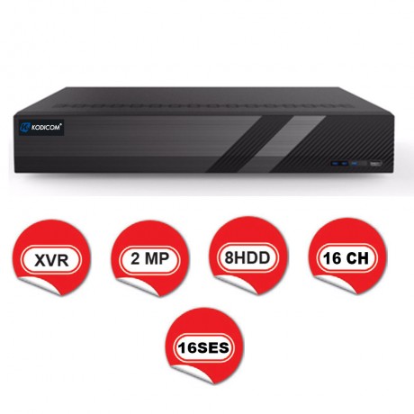 Kodicom KD-2716TD-C / 1080p 16 Kanal XVR 5 IN 1 Hibrit Kayıt Cihazı