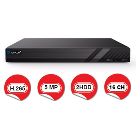 Kodicom KD-3216H2-C / 16 Kanal 5 Megapiksel NVR Kayıt Cihazı