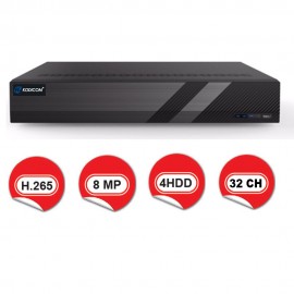 Kodicom KD-3332H4 / 32 Kanal 8 Megapiksel NVR Kayıt Cihazı