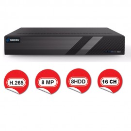 Kodicom KD-3516H8 / 16 Kanal 8 Megapiksel NVR Kayıt Cihazı