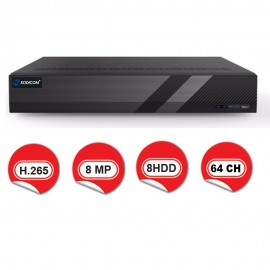 Kodicom KD-3564H8 / 64 Kanal 8 Megapiksel NVR Kayıt Cihazı