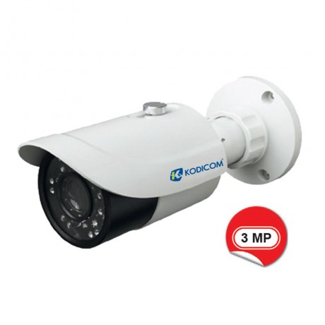 Kodicom KD-9432S1-FZ 3 Megapiksel IR Bullet IP Kamera