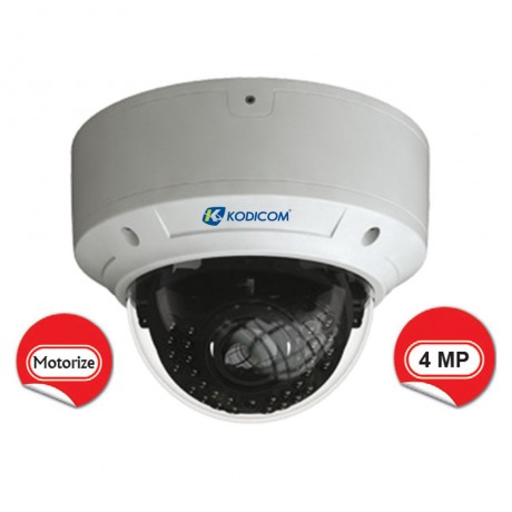 Kodicom KD-9543E2/AZ 4 Megapiksel Motorize Dome IP Kamera