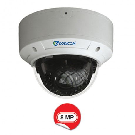 Kodicom KD-9581E2 8 Megapiksel IR Dome IP Kamera