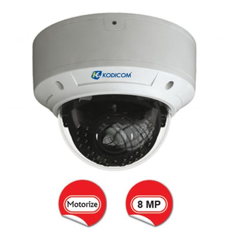 Kodicom KD-9583E2 8 Megapiksel Motorize Dome IP Kamera