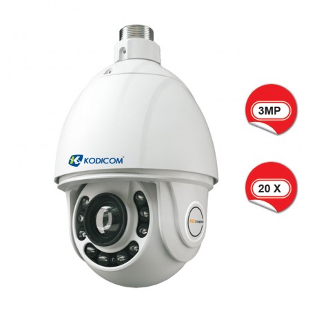 Kodicom KD-9632M2-20X 3 Megapiksel Speed Dome IP Kamera