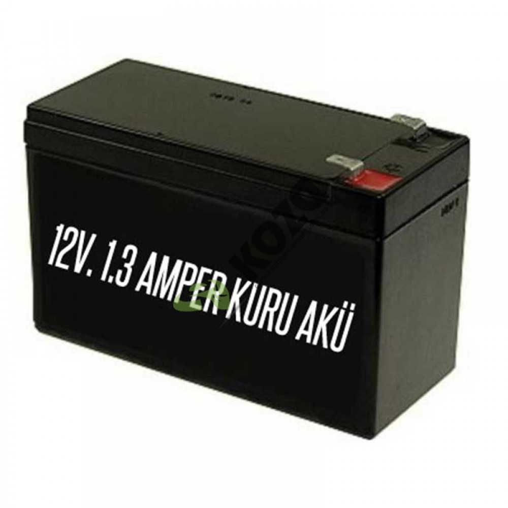 AKÜ 12V 1.3 Amper Dış siren aküsü