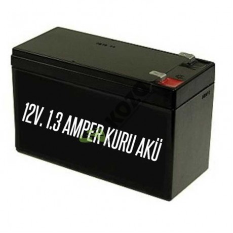 AKÜ 12V 1.3 Amper Dış siren aküsü