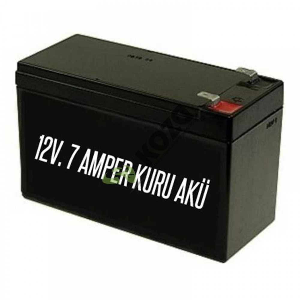 AKÜ 12V 7 Amper Yangın ve Hırsız Alarm Panel Aküsü