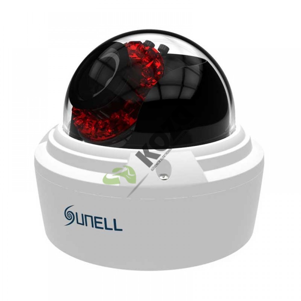 Sunell SN-IPV54/14UDR 2 Megapiksel IR Dome IP Kamera